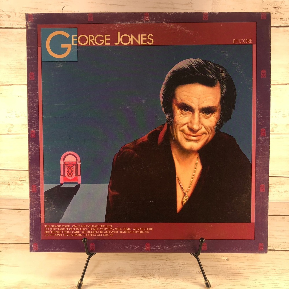 George Jones Encore Vinyl LP Record 1981 Epic PE 37346 The Grand Tour Country